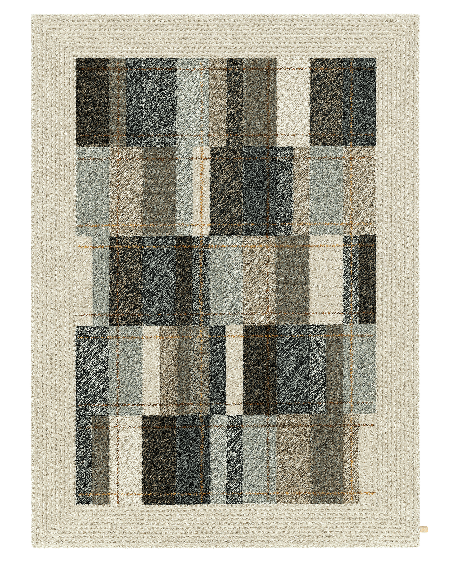 Quilt 820 Indigo Beige