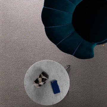 CLASSIC LINKS Round wool rug with geometric shapes By Kasthall